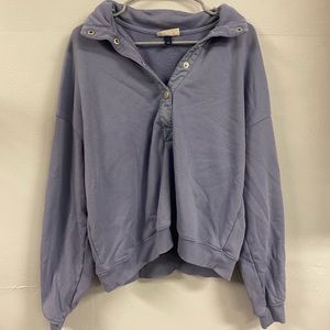Universal Thread Henley Fleece Sweatshirt